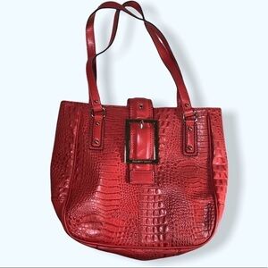 Franco Sarto Salmon Crocodile Shoulderbag O/S